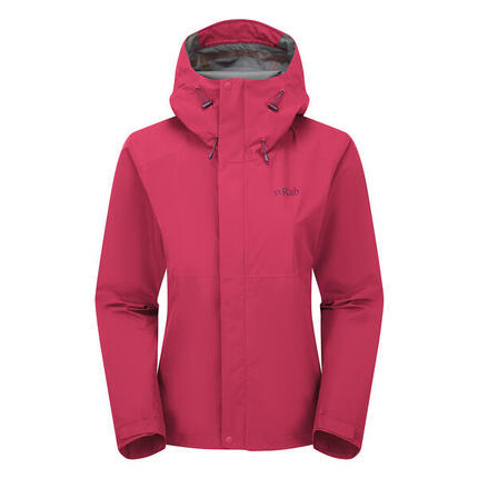 Kurtka przeciwdeszczowa damska Rab Women's Downpour Jacket z kapturem