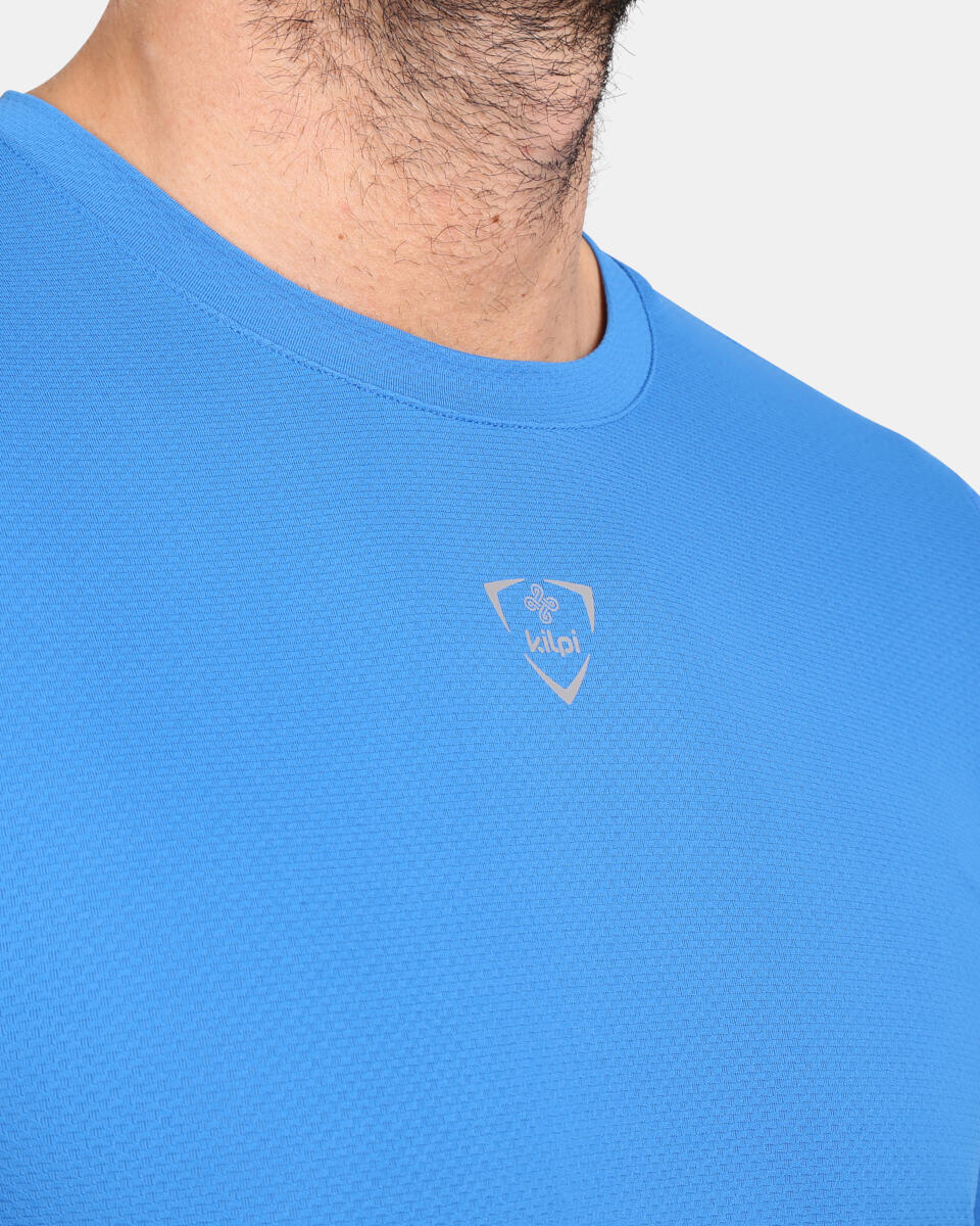 Camiseta manga larga de running y senderismo SPOLETO-M hombre KILPI Azul 5/7