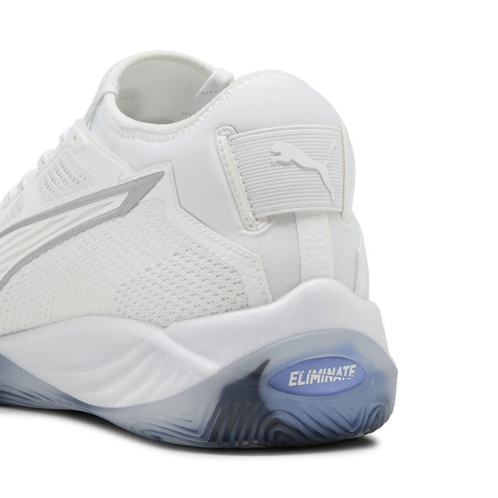 Buty do piłki ręcznej unisex Eliminate NITRO™ SQD 4 PUMA White Silver Metallic