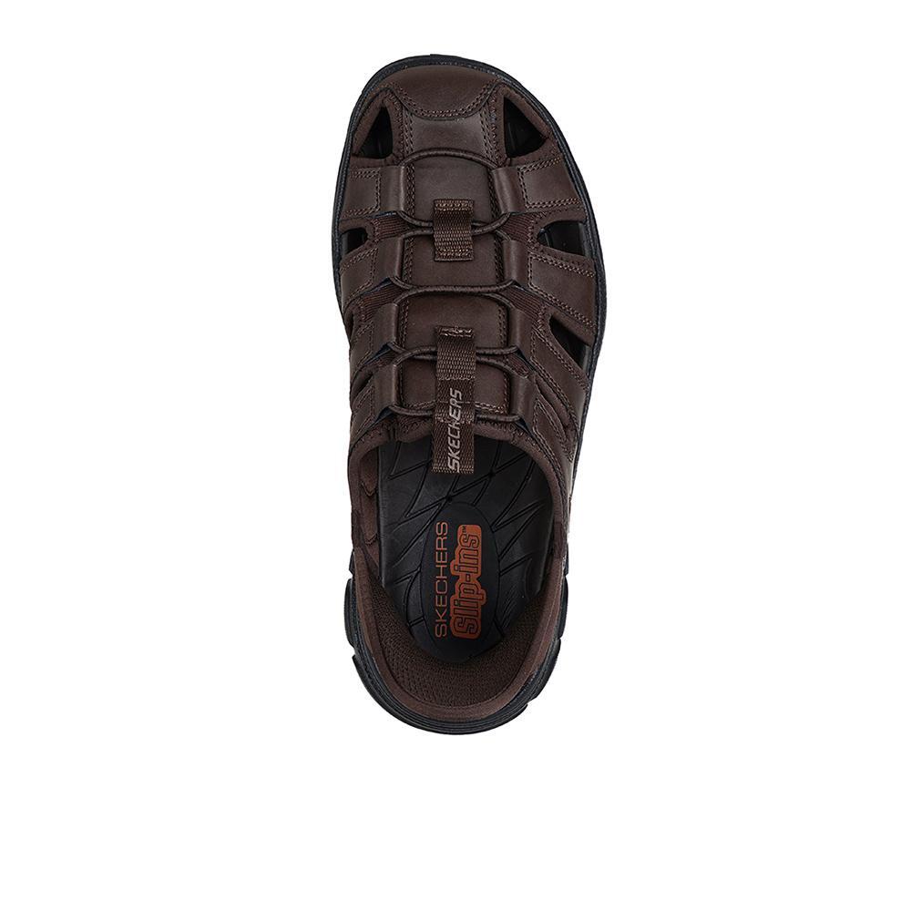 Sandalias Skechers Hombre Revolted - Vartan Marrón Chocolate 3/4