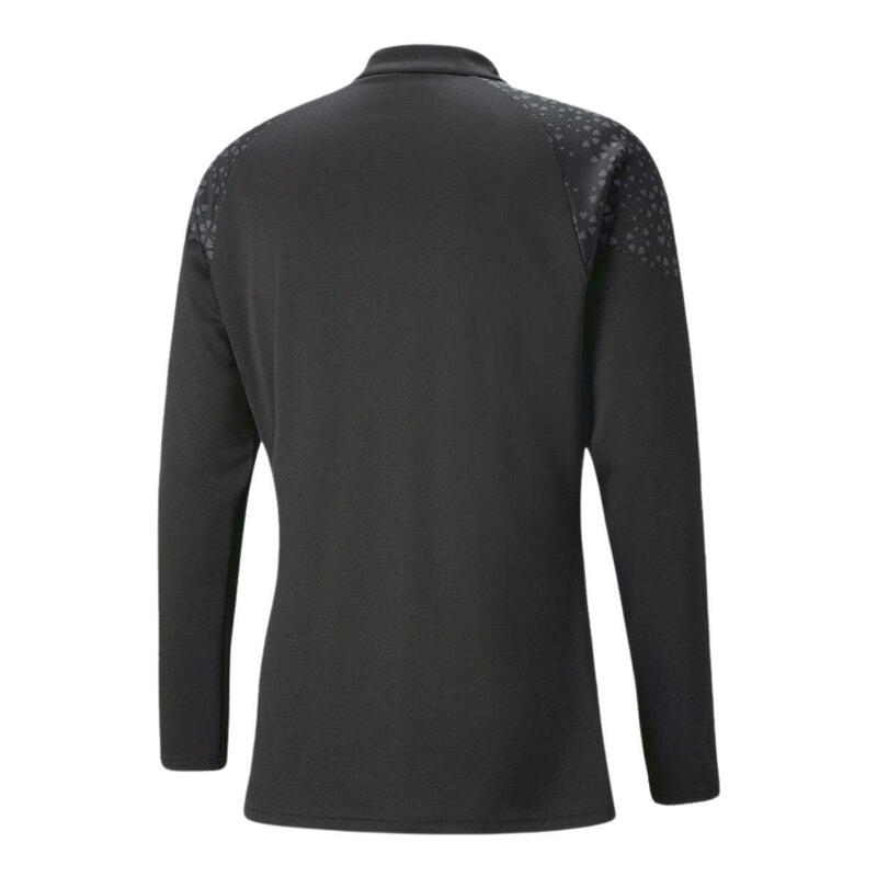 Bluza barbati Puma Teamcup 14 Zip Sweatshirt, Negru