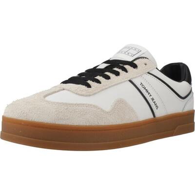 Sneakers tommy jeans model the greenwich leather kleur wit