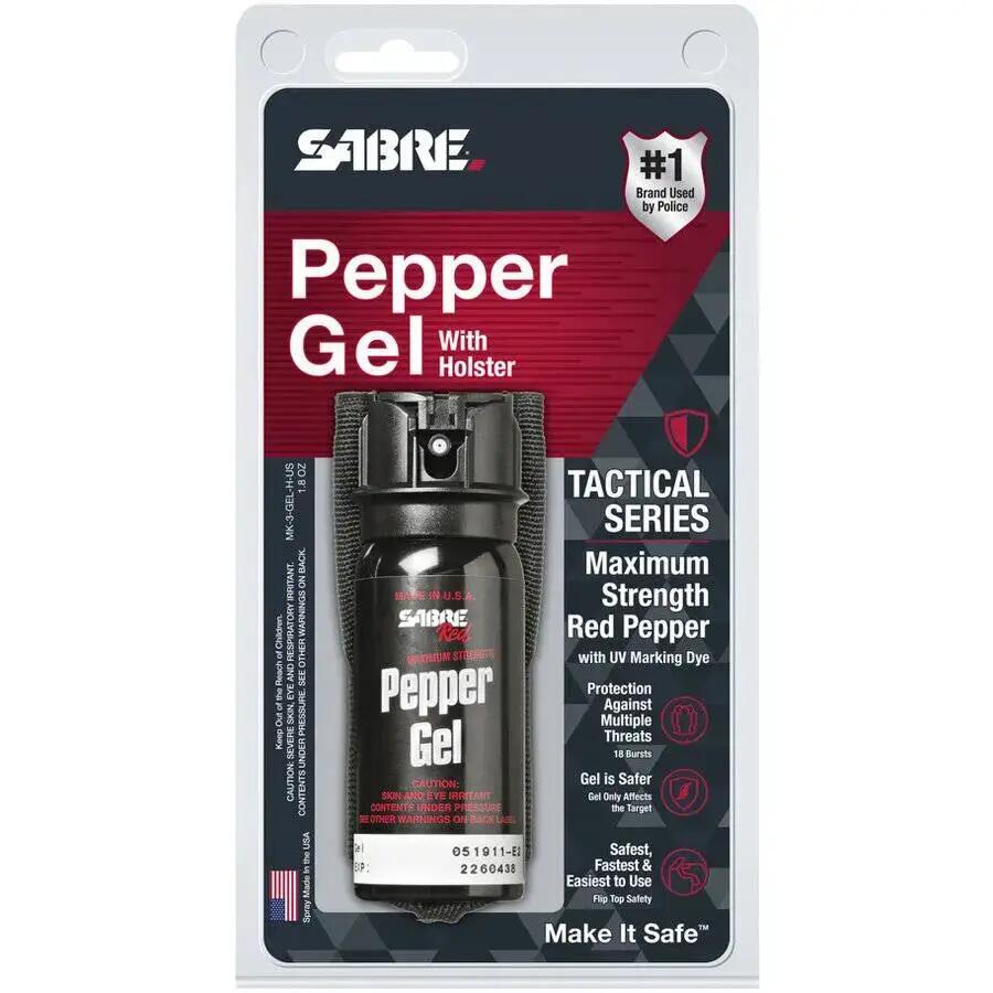 Spray autoaparare cu piper gel Sabre 50 g cu suport inclus 4/5