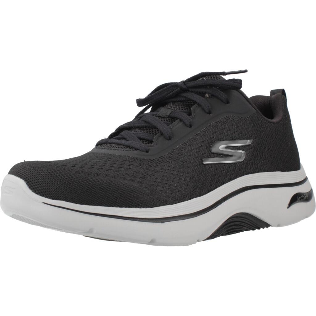 Ténis skechers modelo go walk arch fit 2.0 cor preto