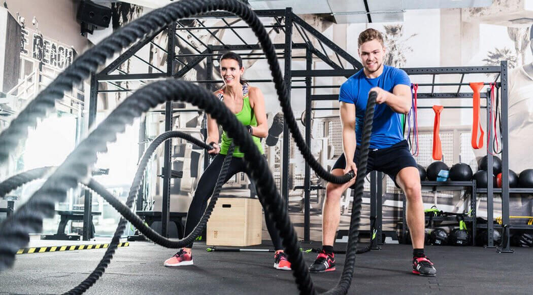 Trainingsseil Battle Rope für Training 35 mm DBX Bushido 9m 5/6