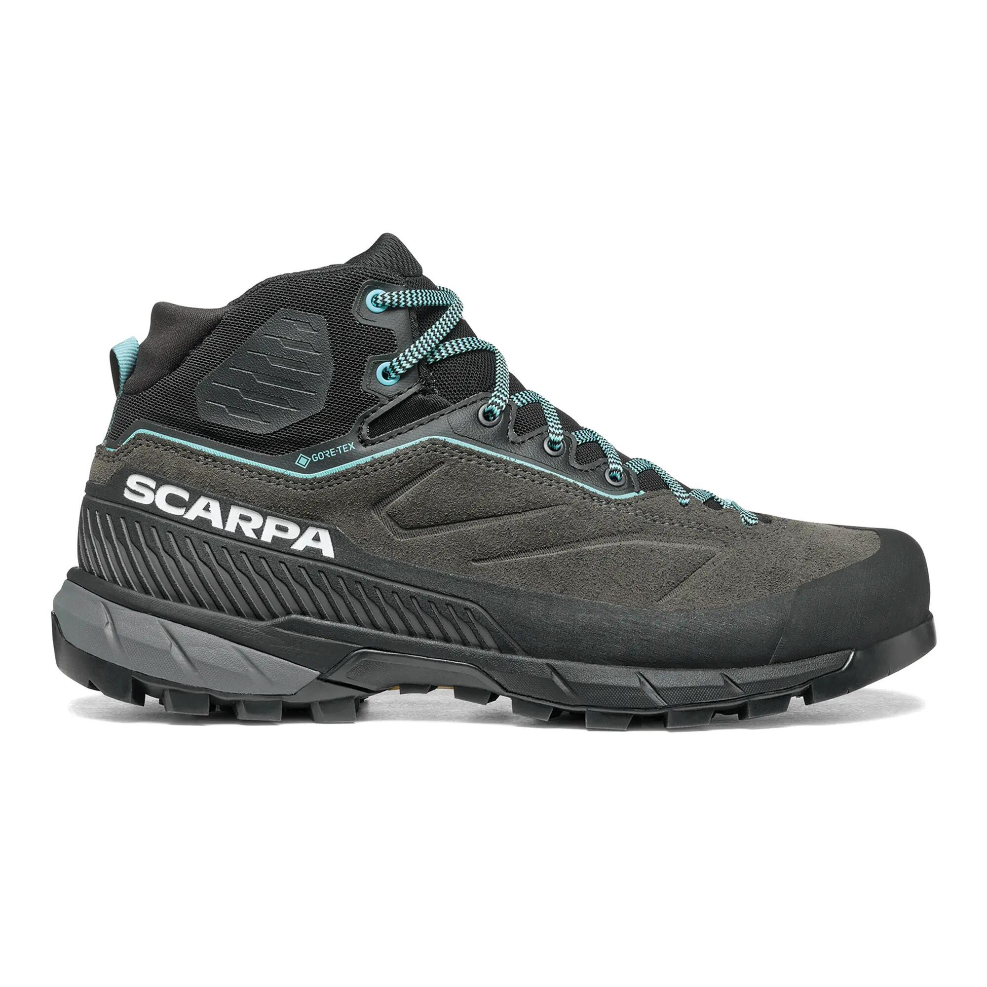 Scarpe da avvicinamento da donna SCARPA Rapid XT Mid GTX shark/aqua 4/5