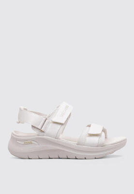 Sandalias Skechers Arch Fit 2.0 - Go-ge, Blanco, Mujer