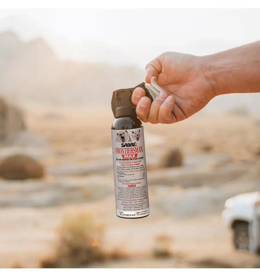 Spray urs autoaparare Sabre Frontiersman max cu husa inclusa 5/5