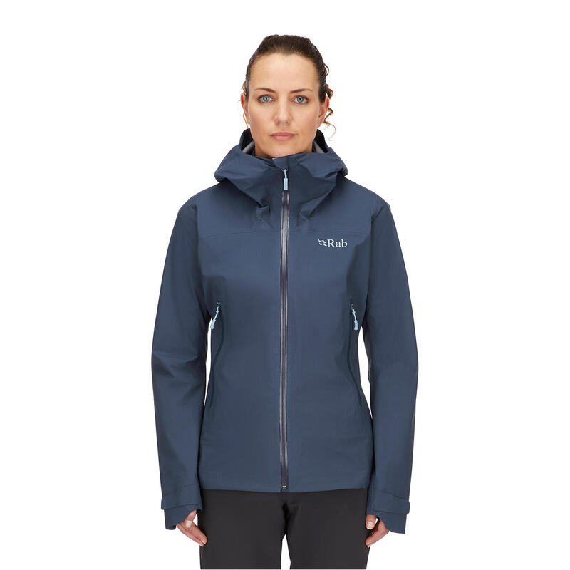 Kurtka przeciwdeszczowa damska Rab Women's Downpour Light Jacket z kapturem