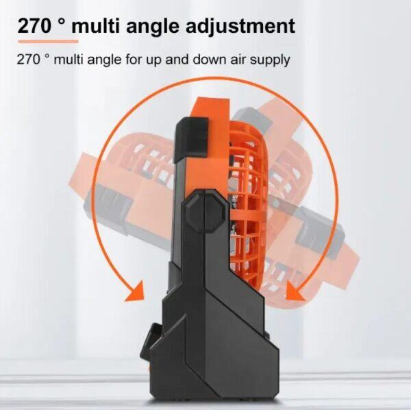 Ventilador Recargable Outdoor Inuitz con Luz y Batería para Camping 3/5