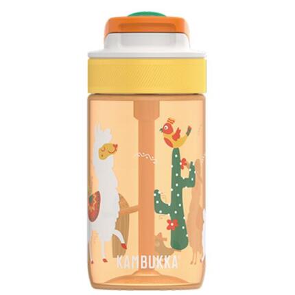 Kambukka Lagoon 400 ml, Safari Jungle, Trinkhalm, auslaufsicher, BPA-frei Kinder