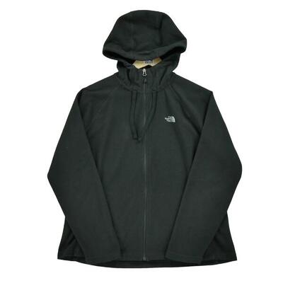 Tweedehands - dames tnf zwarte fleece jas - als nieuw
