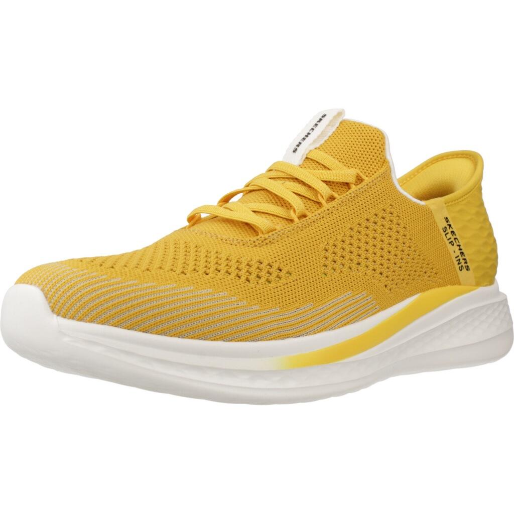 Sneakers Skechers Model Slip-ins 210810s Slade Kleur Geel 1/5