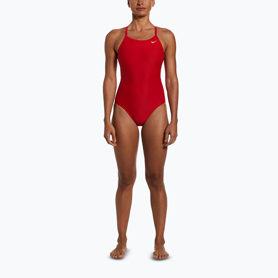 Strój pływacki jednoczęściowy damski Nike Solid Racerback university