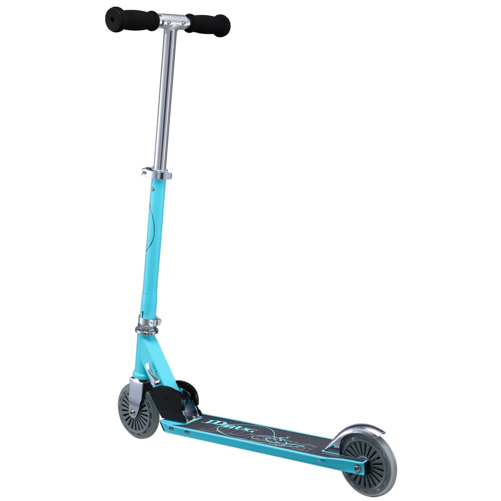 JD BUG CLASSIC STREET FOLDING CHILDRENS SCOOTER – AGED 6+ - TEAL MATT 5/6