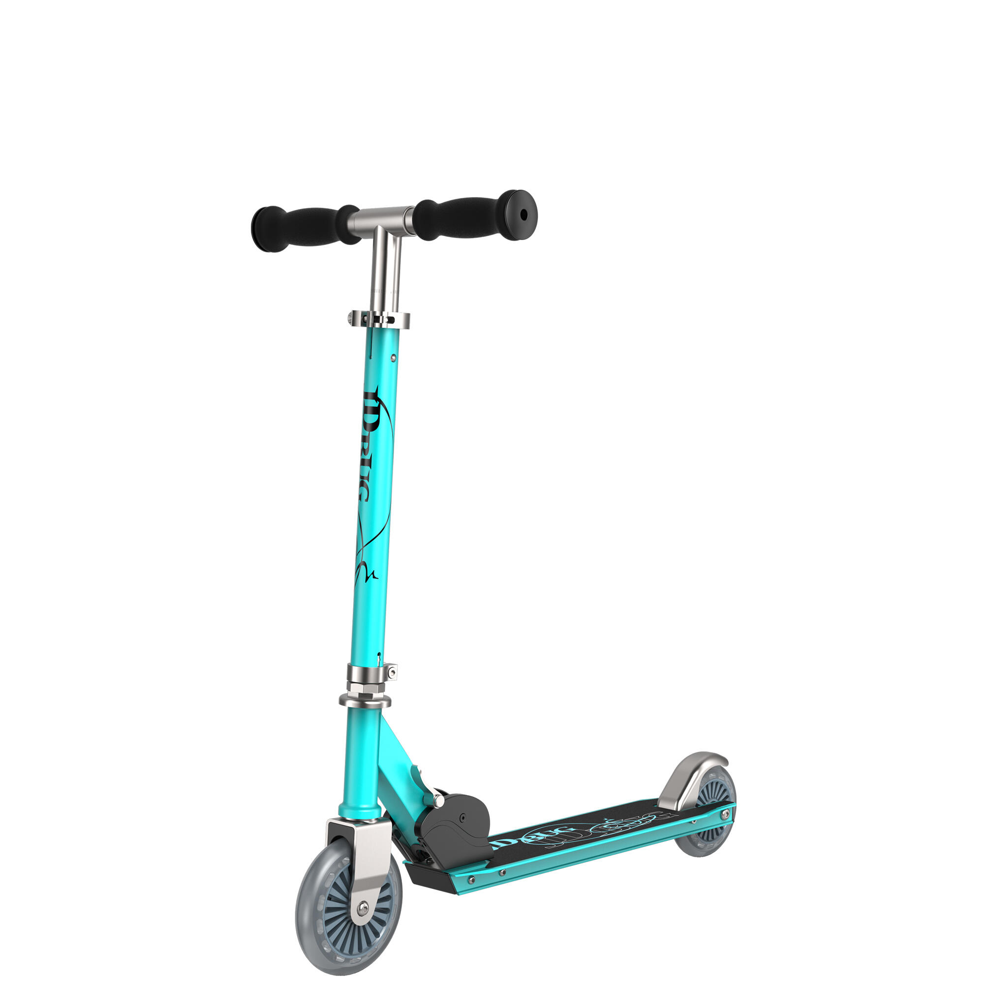 JD BUG CLASSIC STREET FOLDING CHILDRENS SCOOTER – AGED 6+ - TEAL MATT 3/6