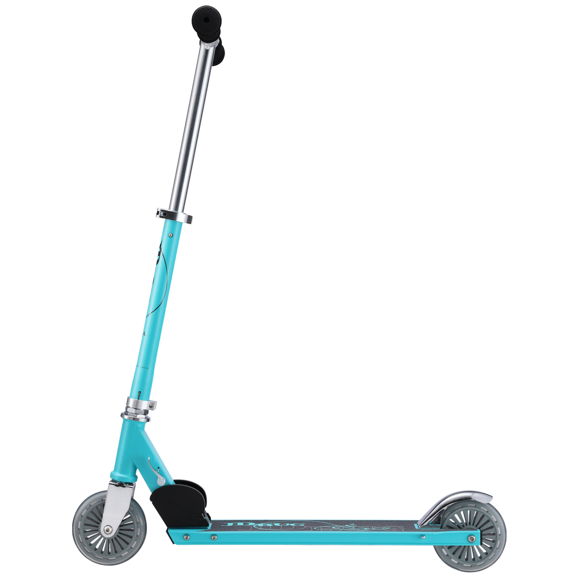 JD BUG CLASSIC STREET FOLDING CHILDRENS SCOOTER – AGED 6+ - TEAL MATT 6/6