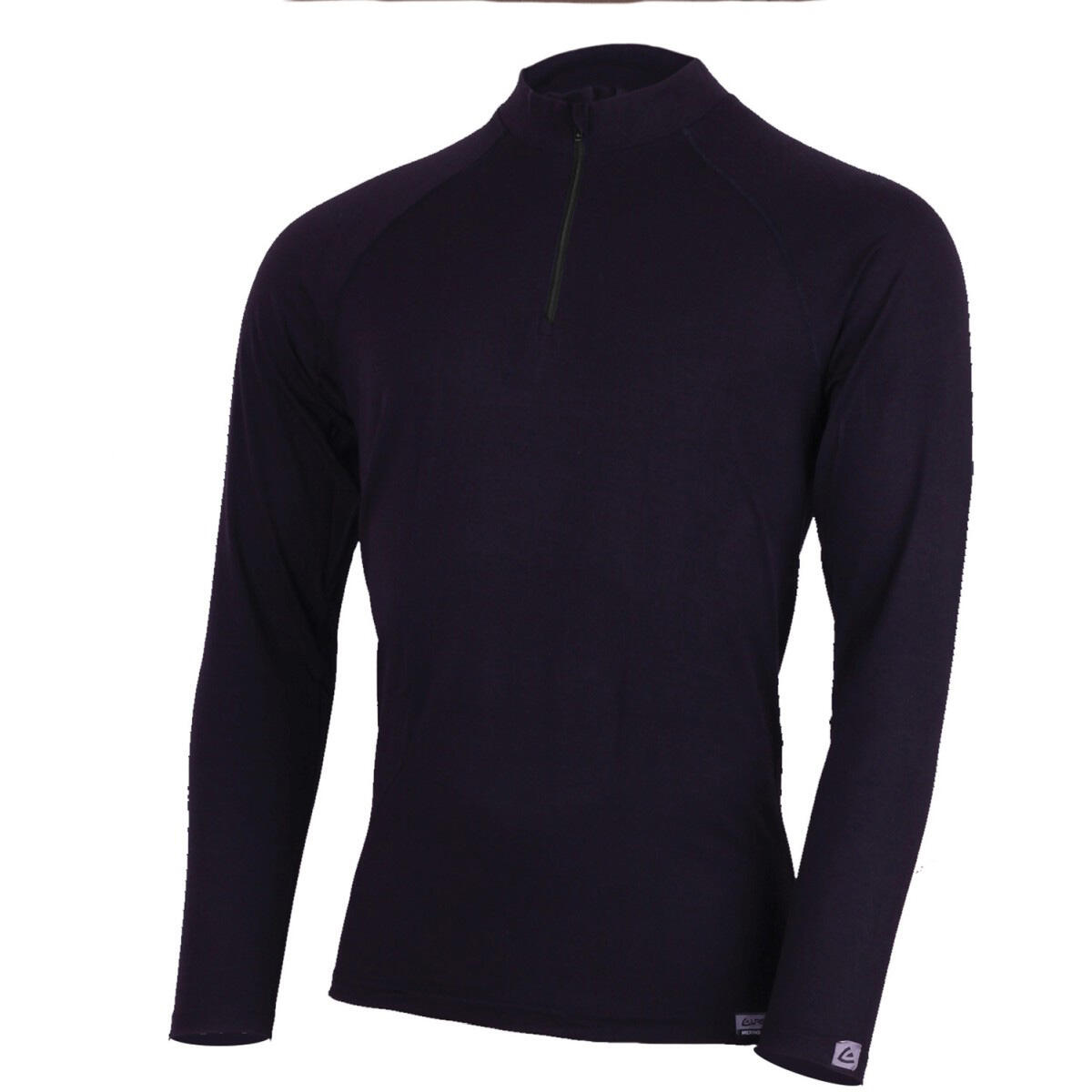 Lasting - T-shirt En Laine Mérinos Pour Homme Azar - T-shirt Manches Longues - Noir - Decathlon