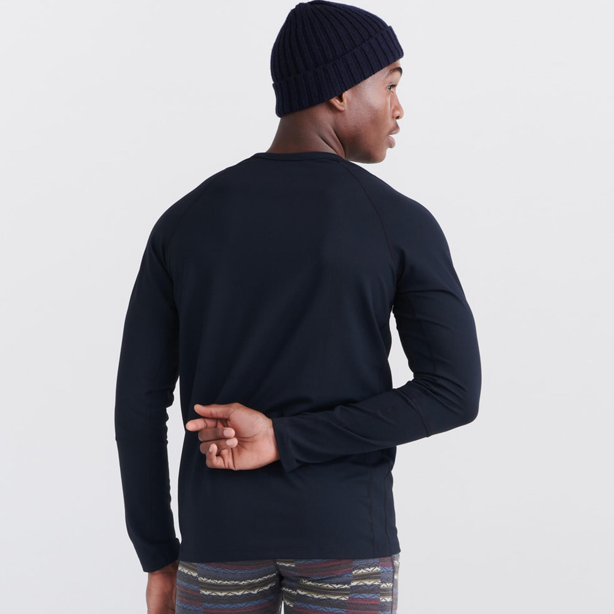 SAXX Men's Roast Master 185gsm Long Sleeve Crew Neck Base Layer 4/6