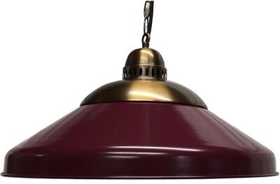 Solo Grannie Burgundy Billard Lampe