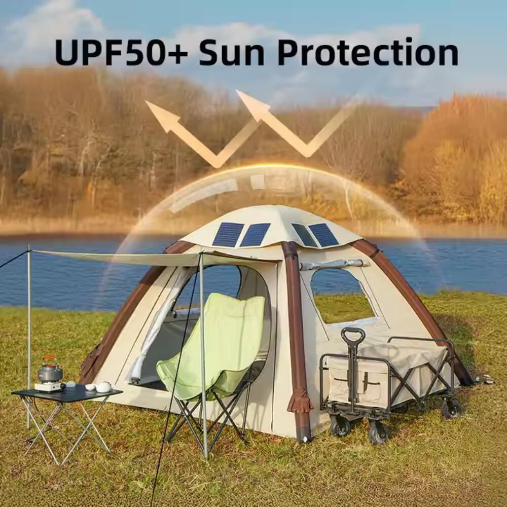 Tente Gonflable Inuitz avec Panneau Solaire Intégré 3/4