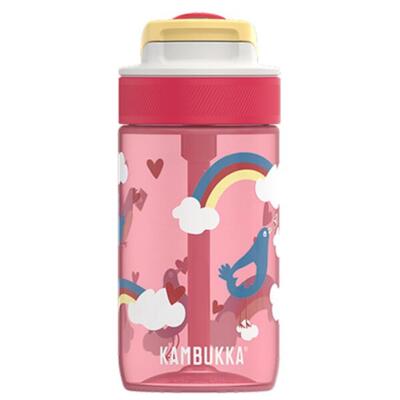 Kambukka Lagoon 400 ml, Safari Jungle, Trinkhalm, auslaufsicher, BPA-frei Kinder