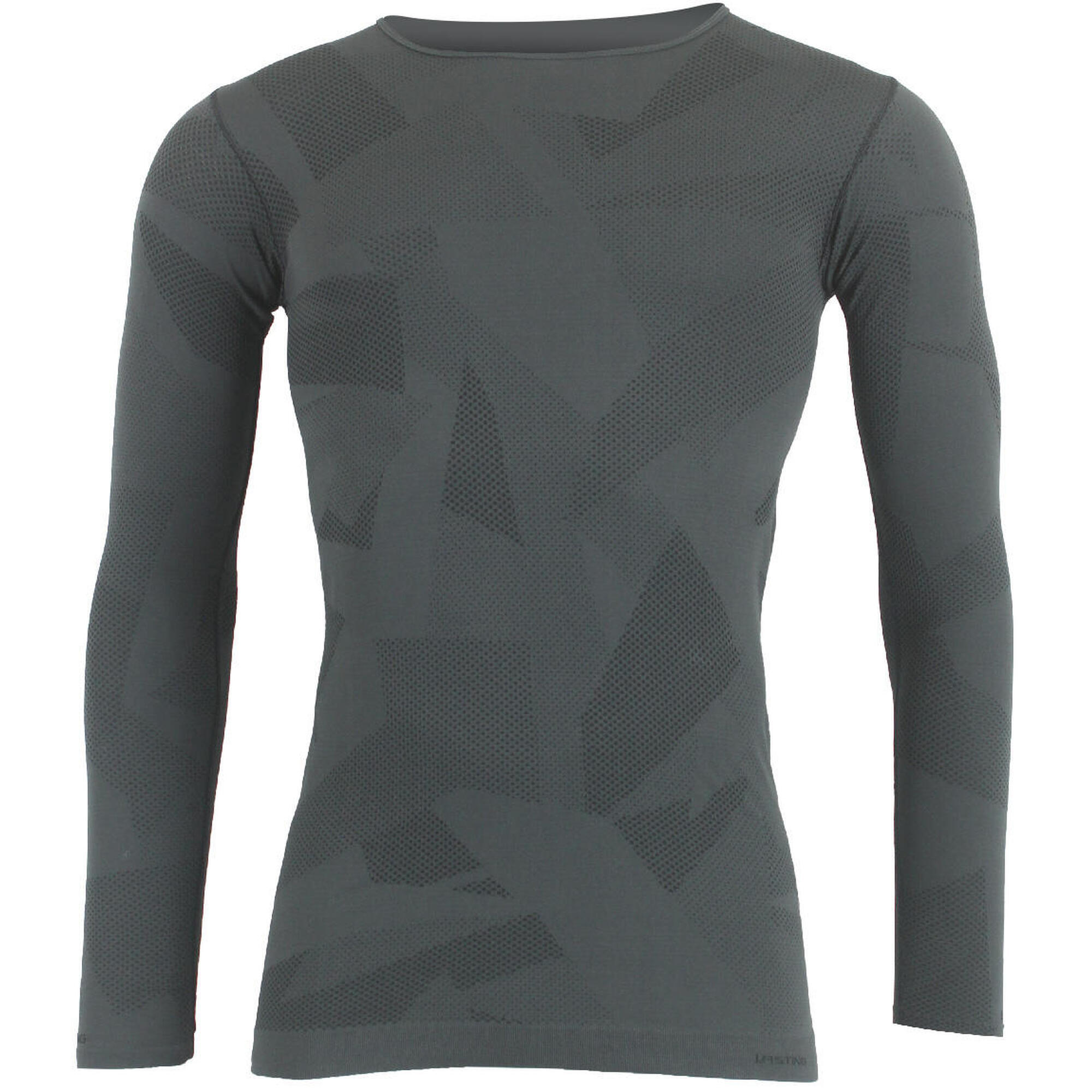 Lasting - T-shirt Fonctionnel Homme Avec Fil Argenté Maxi - T-shirt Manches Longues - Gris - Decathlon