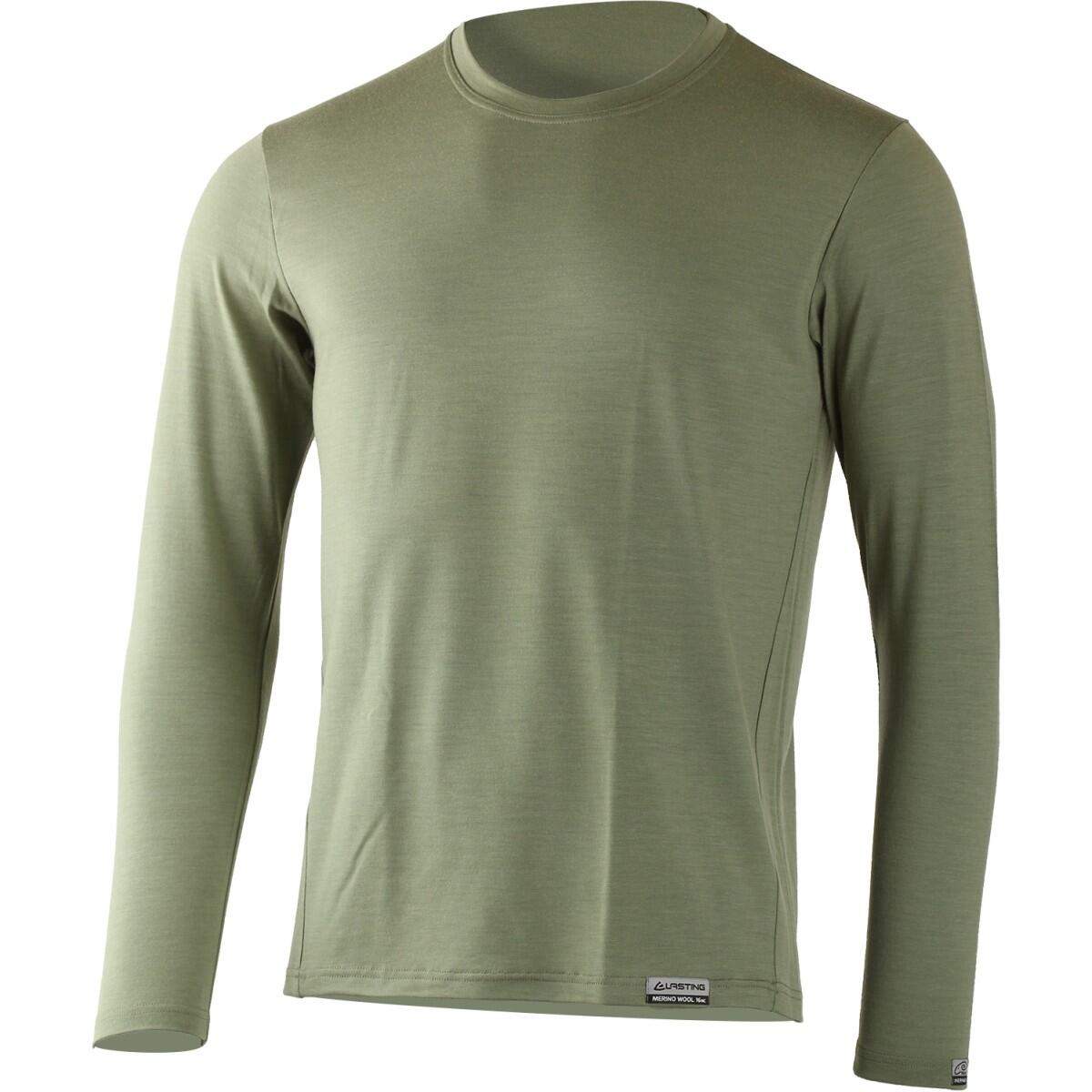 Lasting - T-shirt En Mérinos Pour Homme Alan - T-shirt Manches Longues - Vert - Decathlon