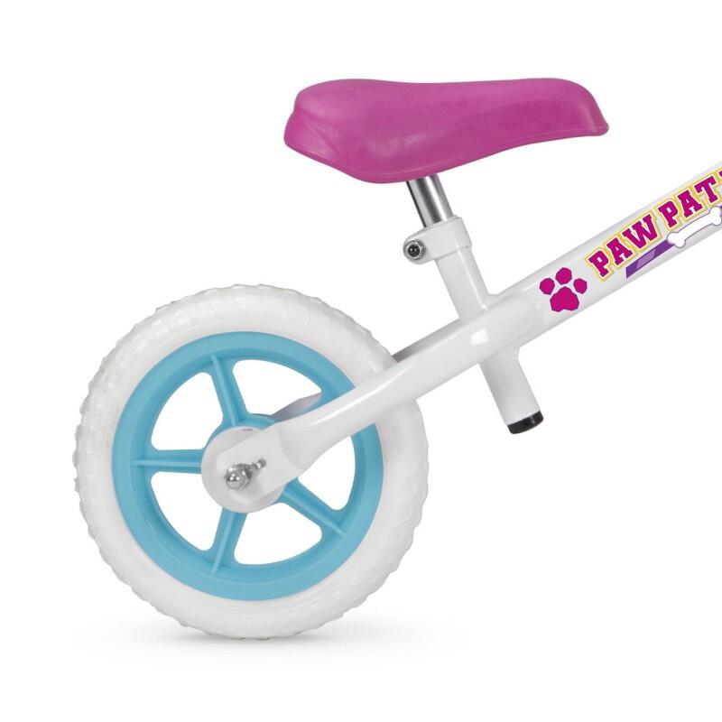 Bicicleta Rider 10" Patrulha Canina Branca Rosa Infantil 3/3
