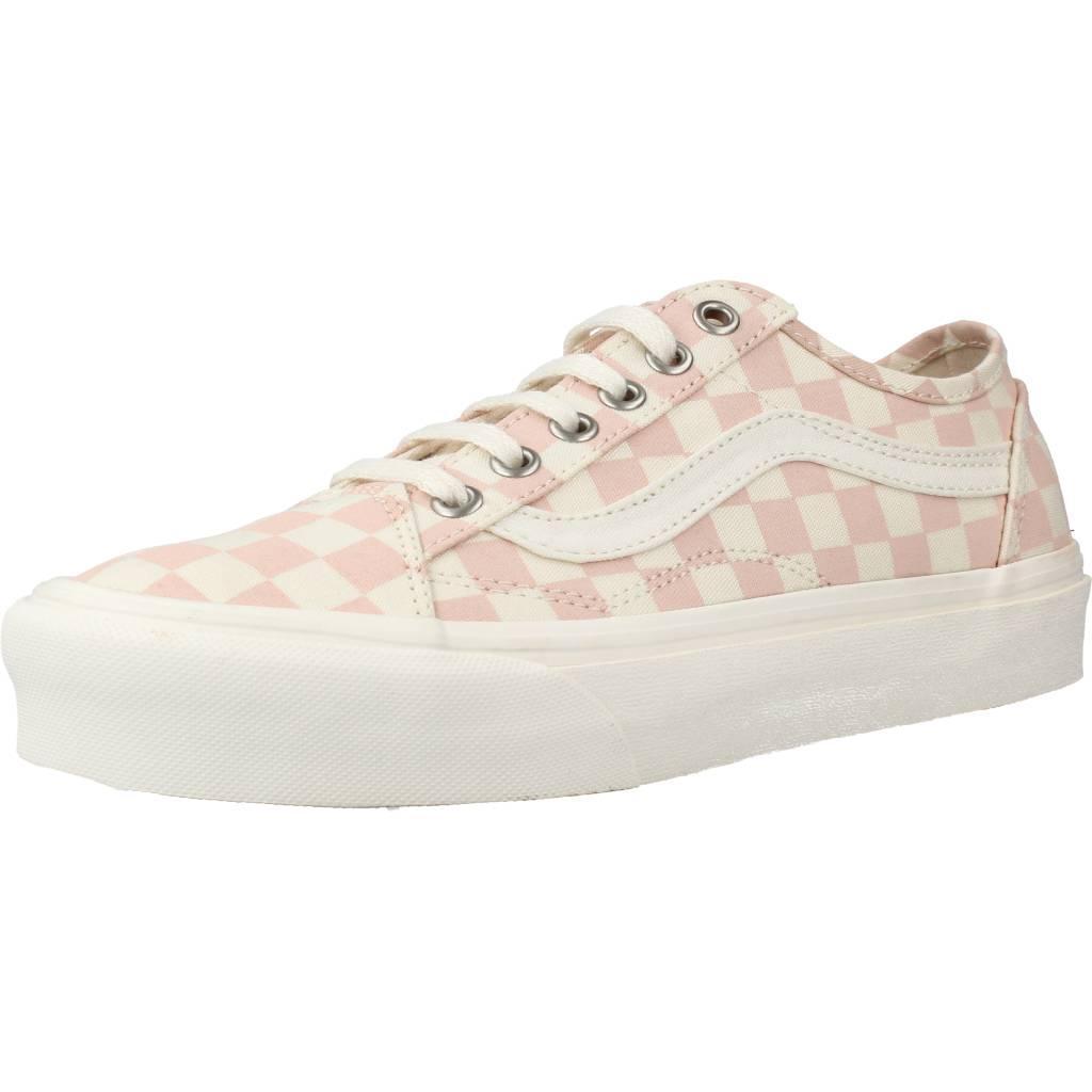 Ténis vans modelo ua old skool tapered e cor rosa