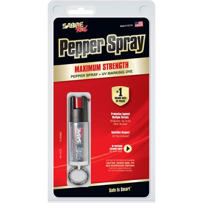 Spray piper autoaparare Sabre breloc 15 g