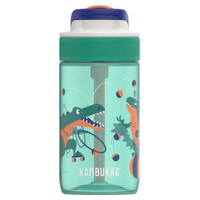 Kambukka Lagoon 400 ml, Safari Jungle, Trinkhalm, auslaufsicher, BPA-frei Kinder