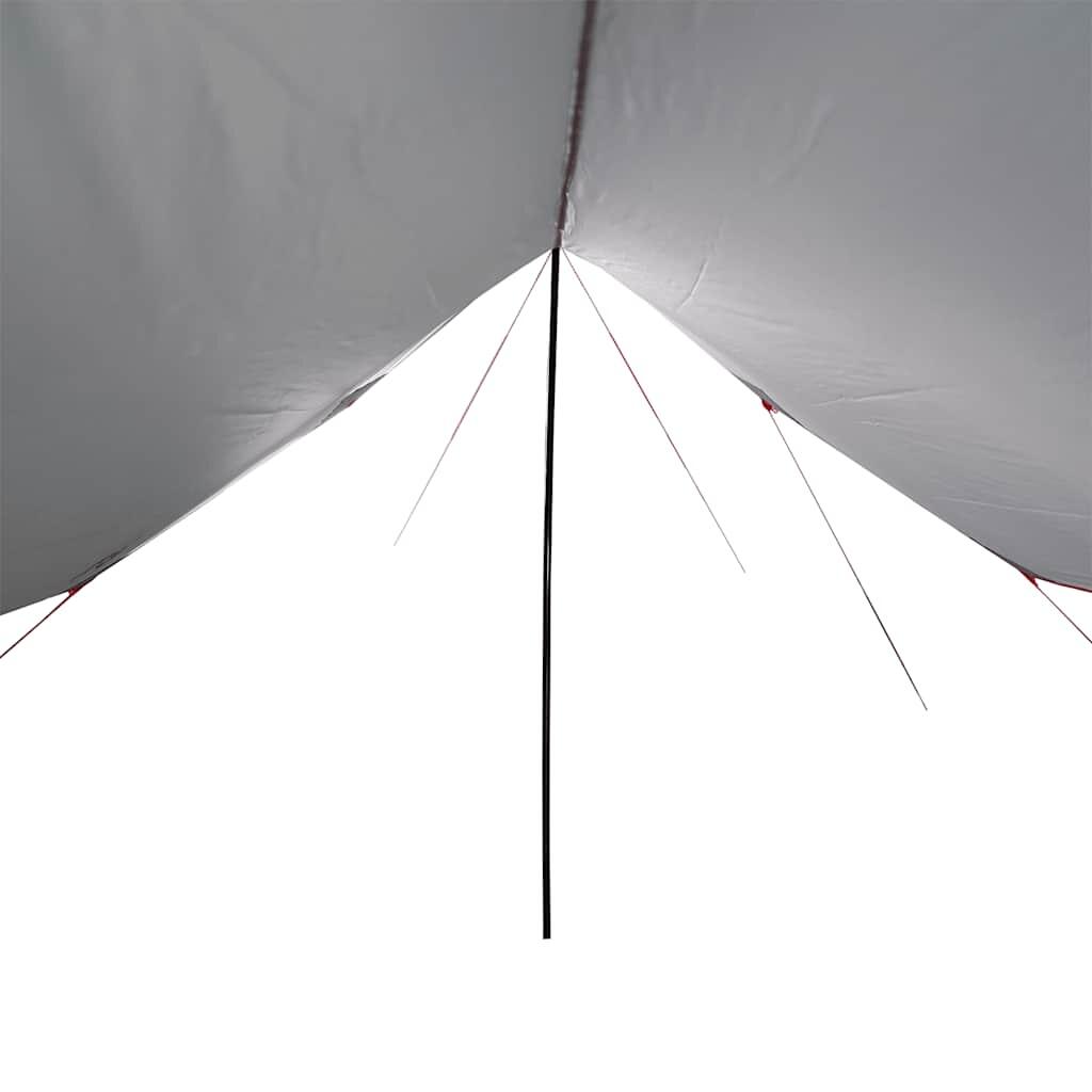 Wasserdichter Camping-Baldachin 460x305x210 cm in Grau und Orange 6/7