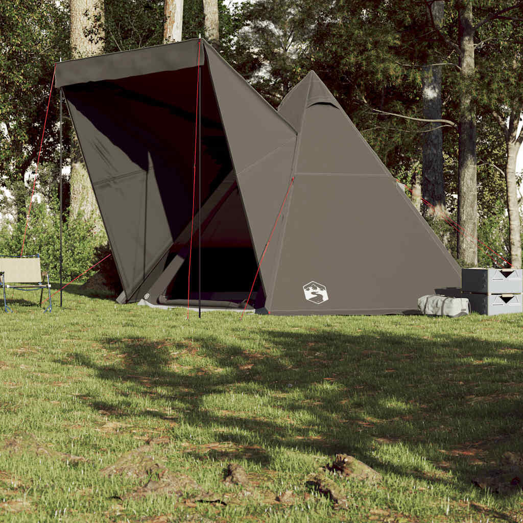 Tente tipi VidaXL 6 personnes imperméable marron 4/7