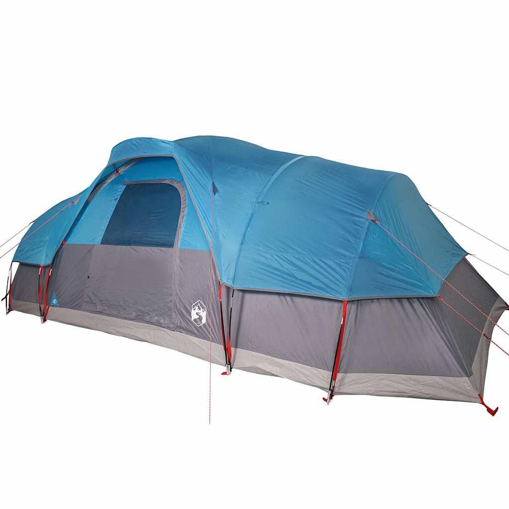 Tente dôme vidaxl 11 personnes bleue 4/7