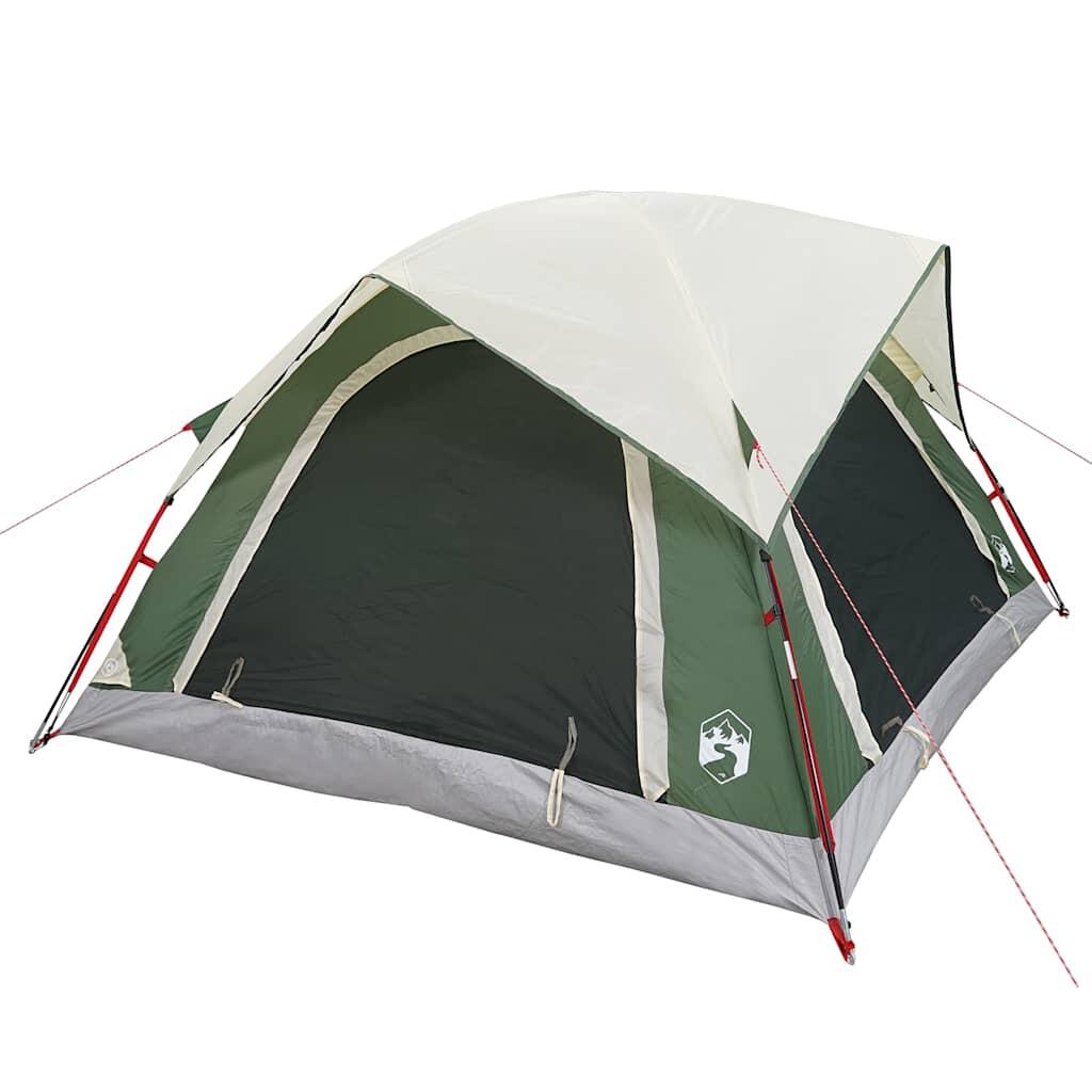 Tente VidaXL 4 personnes imperméable verte 5/7