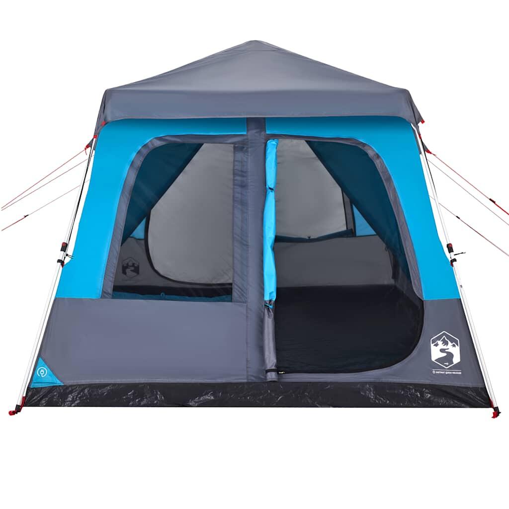 Tente dôme VidaXL pour 8 personnes avec système d'ouverture rapide, bleu 6/7