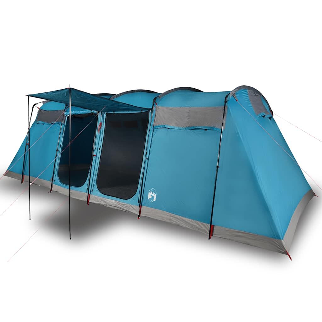 Tente familiale VidaXL tunnel bleue 10 personnes 4/7
