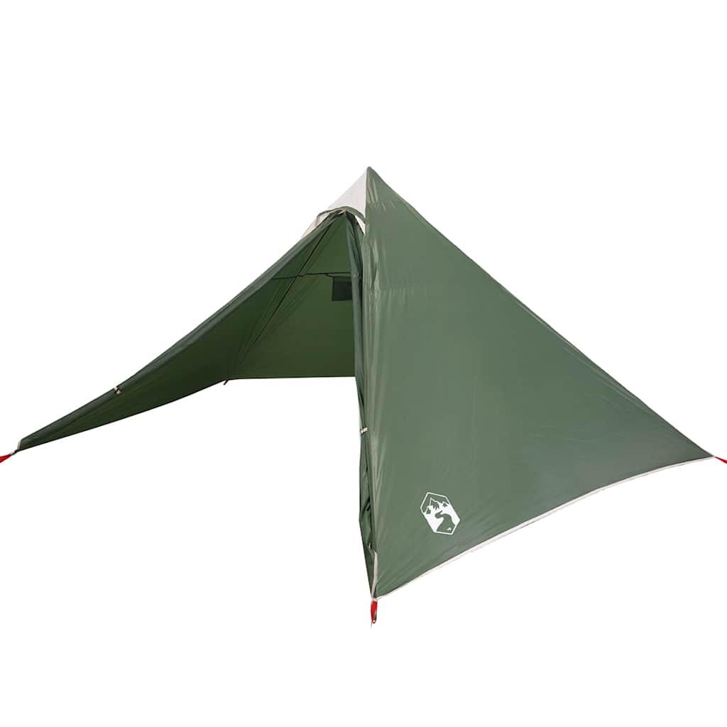 VidaXL Tente Tipi Familiale pour 7 Personnes - Étanche Verte 6/7