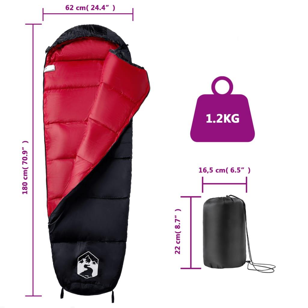 Saco de dormir tipo momia de camping para adultos 3 estaciones 5/6