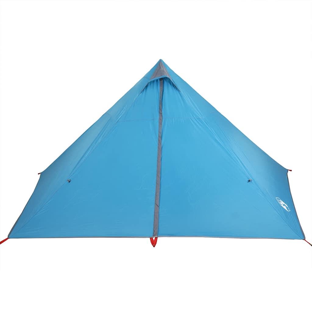 VidaXL 7-Person Waterproof Teepee Tent Blue 5/7