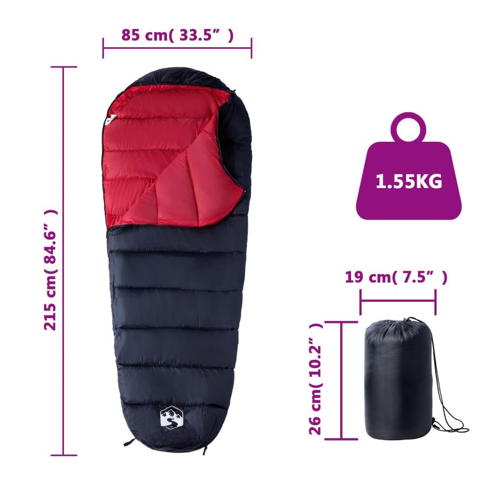 Saco de dormir tipo momia de camping para adultos 3 estaciones 5/6