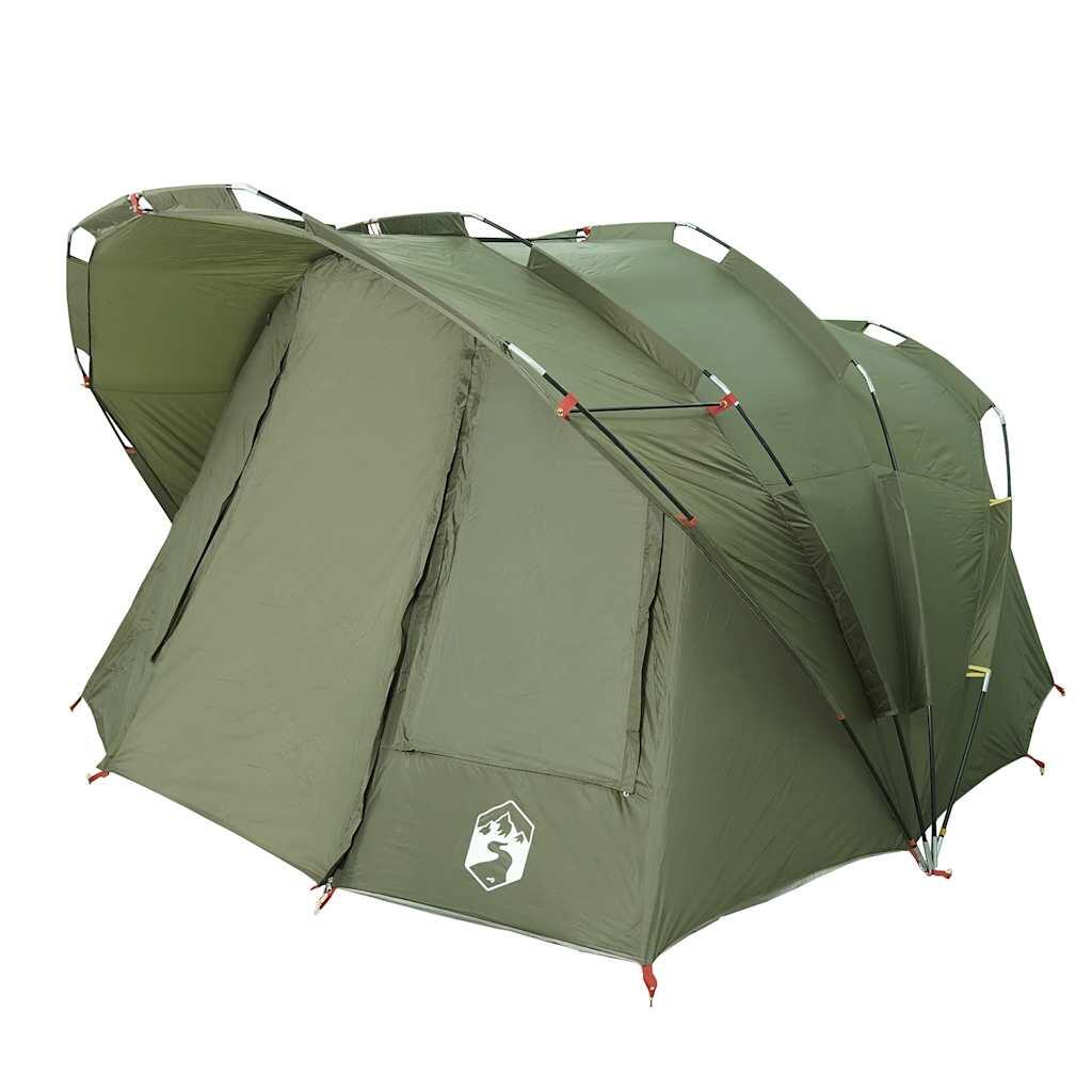Tenda da pesca VidaXL impermeabile 5 persone - oliva 5/7