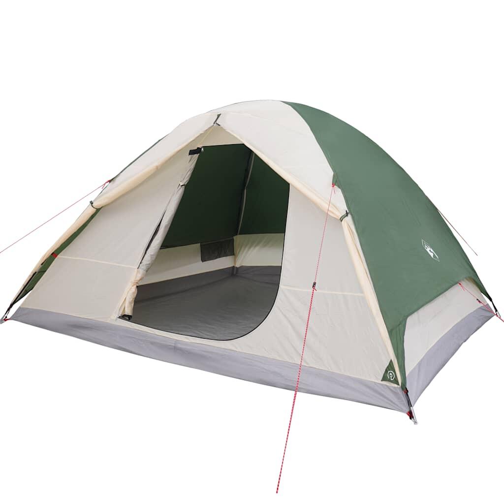 Tente dôme vidaXL pour 6 personnes vert imperméable 4/7