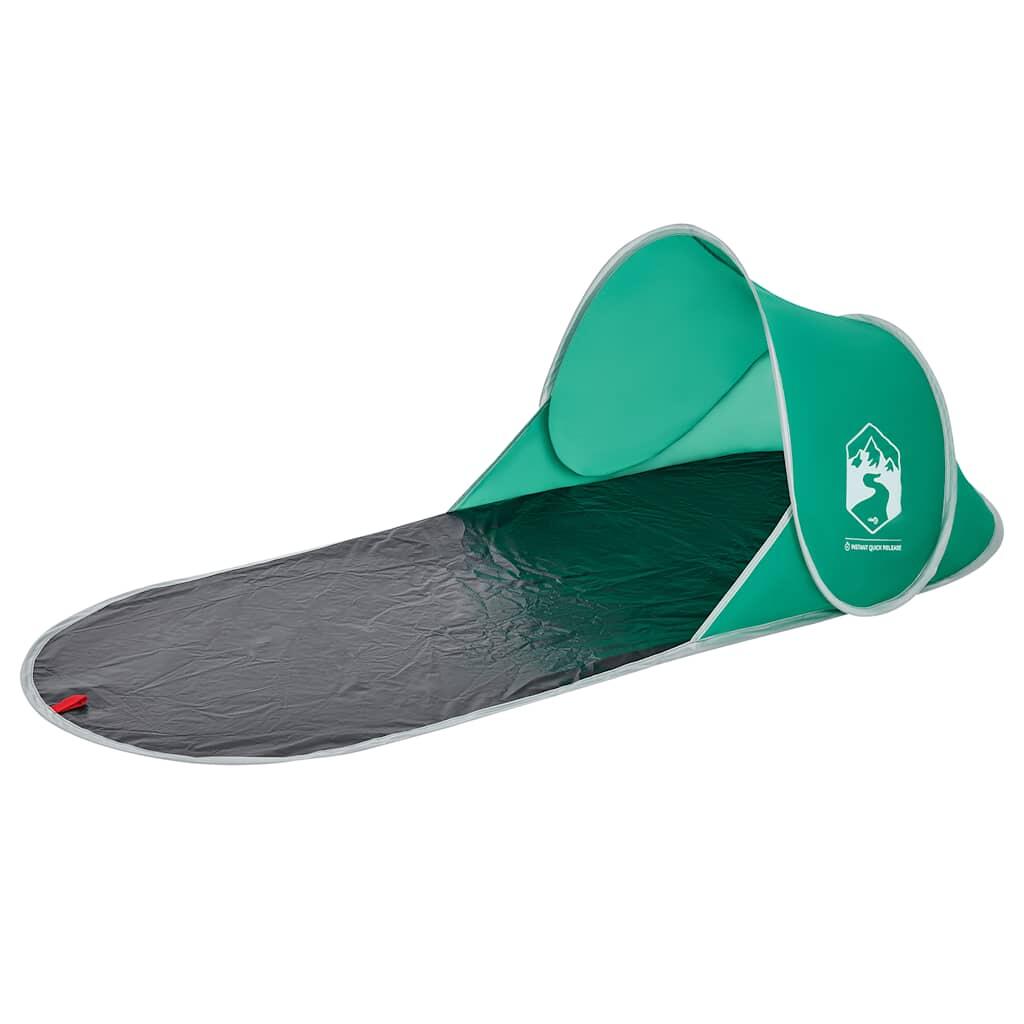 Vidaxl Carpa de Playa Pop-Up Impermeable en Verde Mar para un Verano Cómodo 4/7