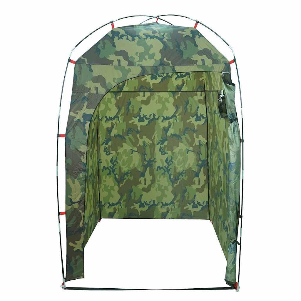 VidaXL Tente Douche Imperméable Camouflage 6/7