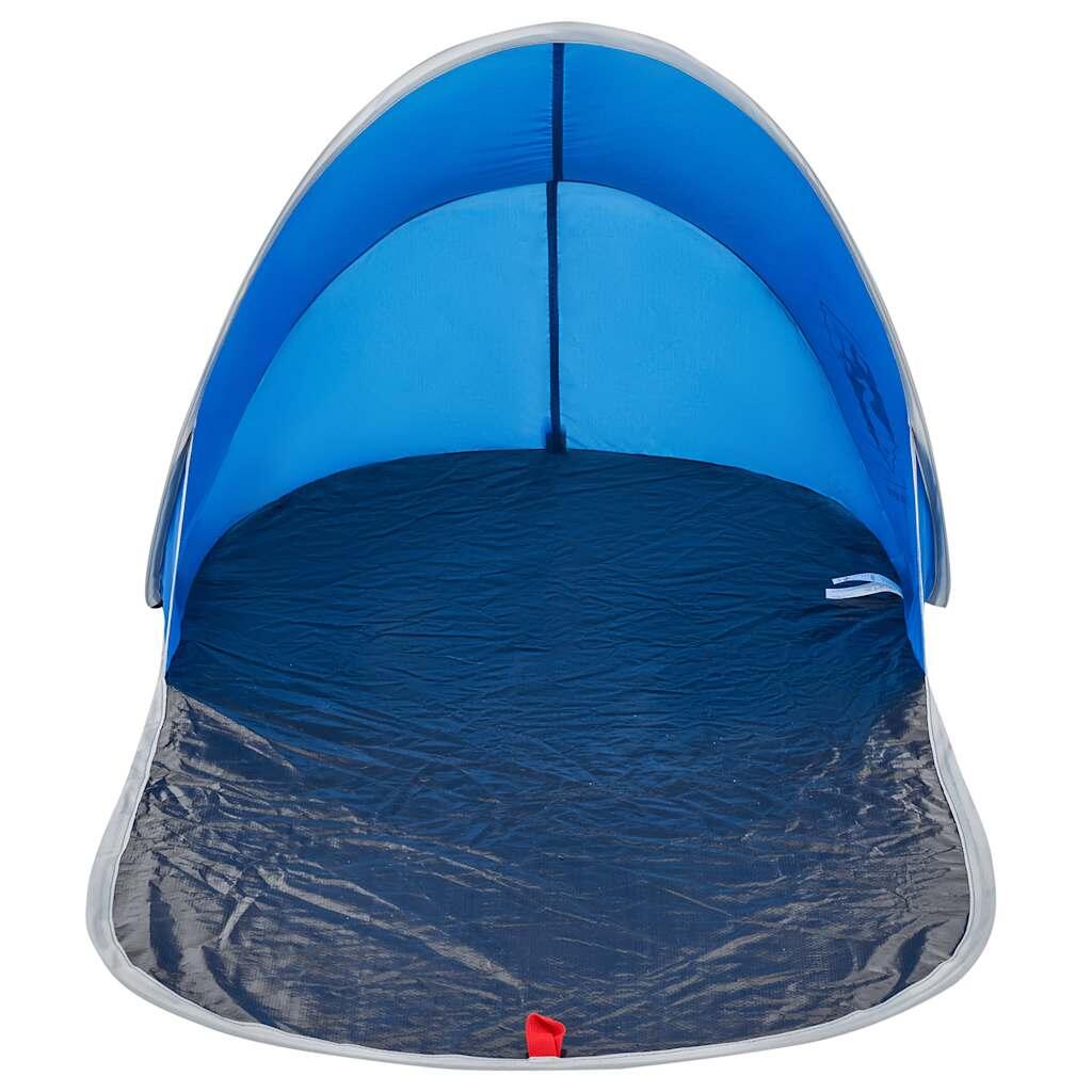 Vidaxl Strandzelt Pop-Up wasserdicht Azurblau 5/7
