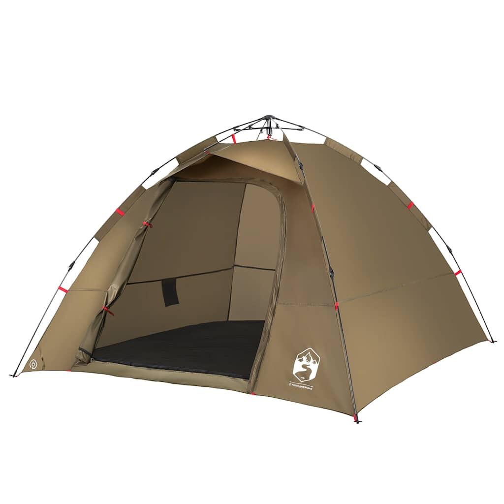 Tente VidaXL 4 Personnes à Libération Rapide - Vert Olive 4/7