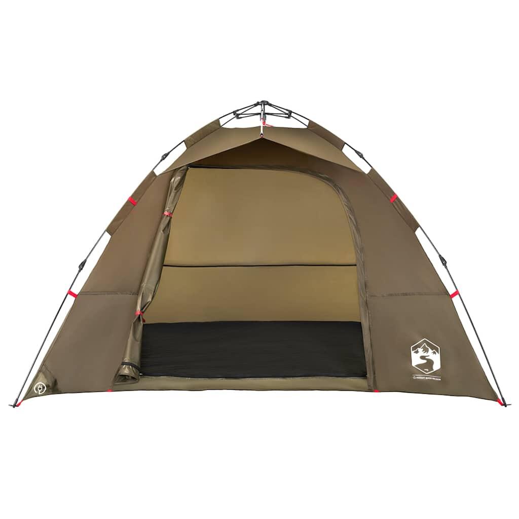 Tente VidaXL 4 Personnes à Libération Rapide - Vert Olive 6/7