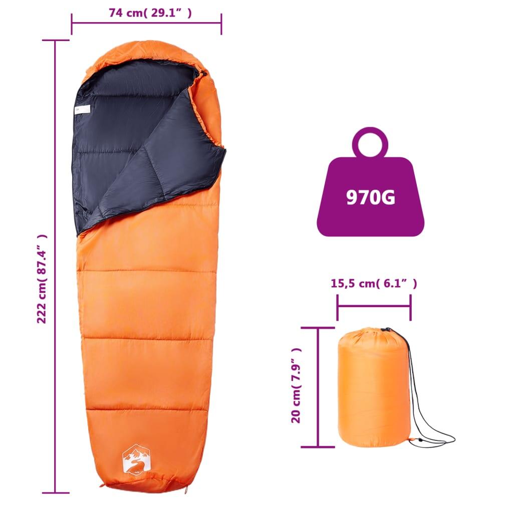Vidaxl Sac de Couchage Momie pour Adultes - 3 Saisons Camping 5/6